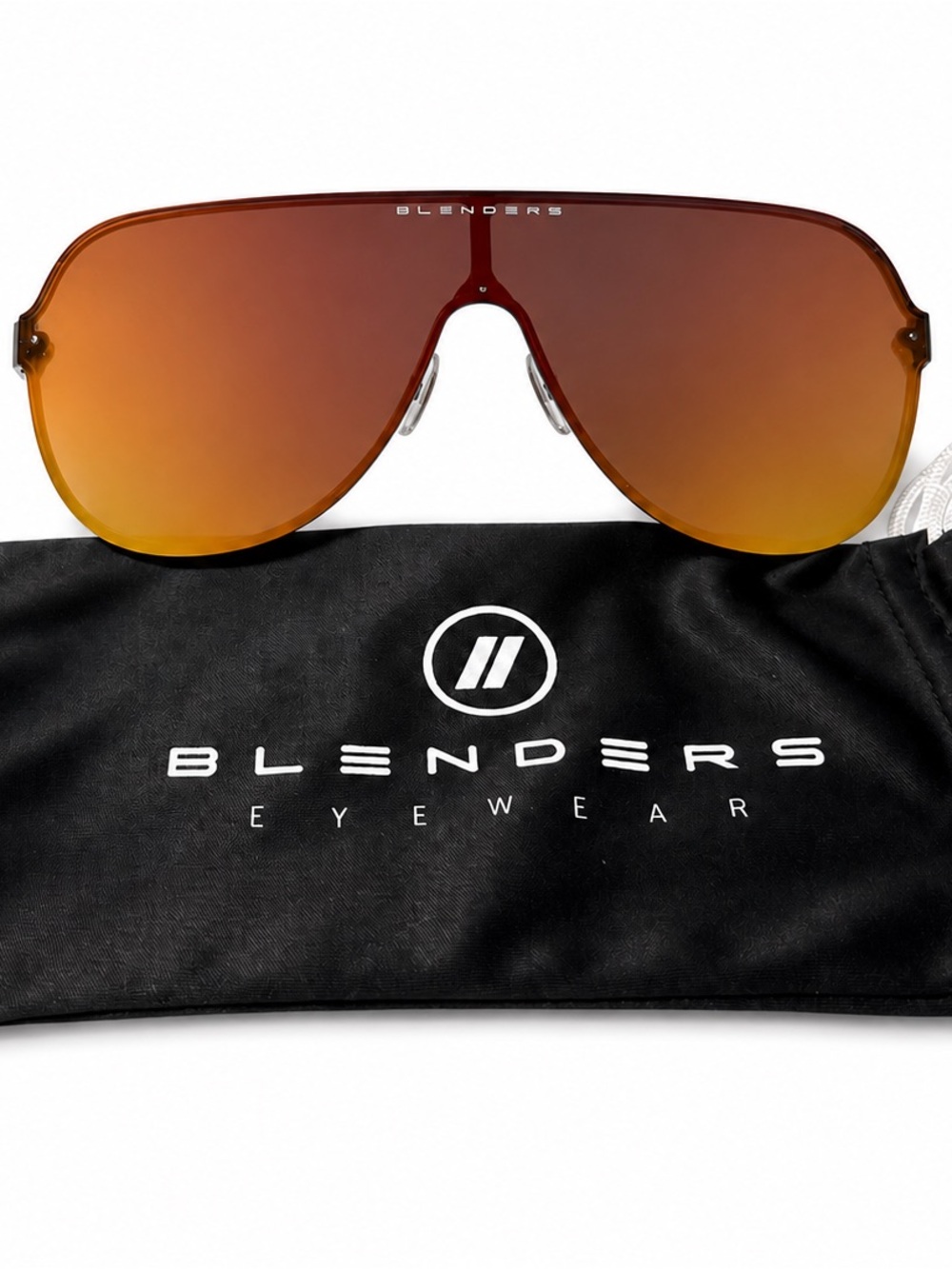 Blenders Men’s Amber-Gradient Shield Sunglasses